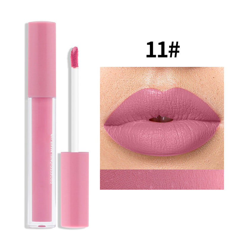 Non-stick Cup Nude Matte Thin Tube Lip Glaze