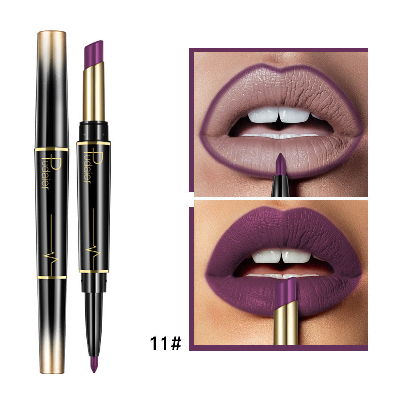 16 Color Long Lasting Lipstick + Lip Liner Combo