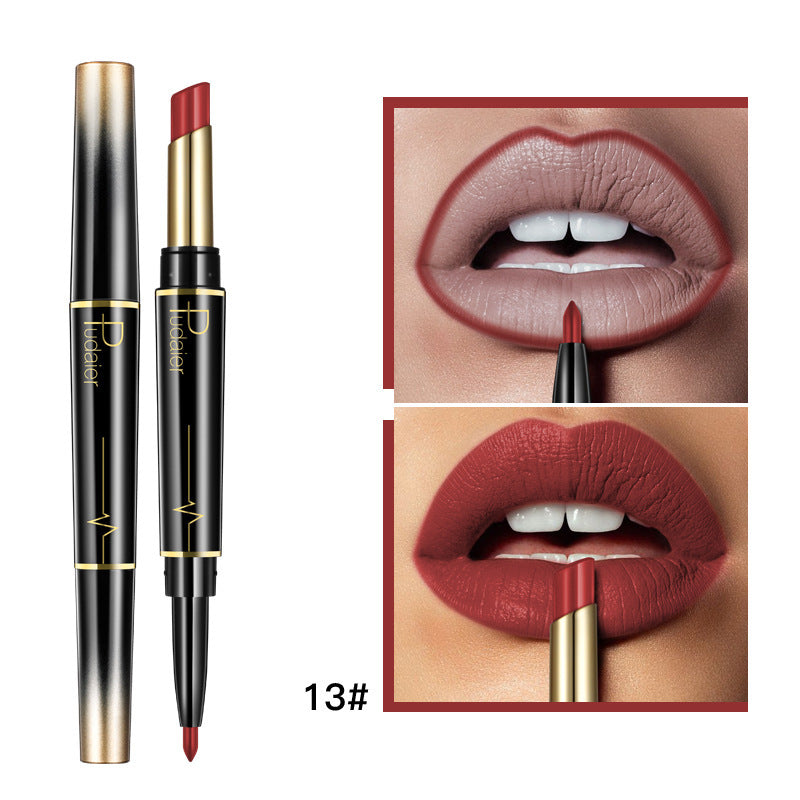 16 Color Long Lasting Lipstick + Lip Liner Combo