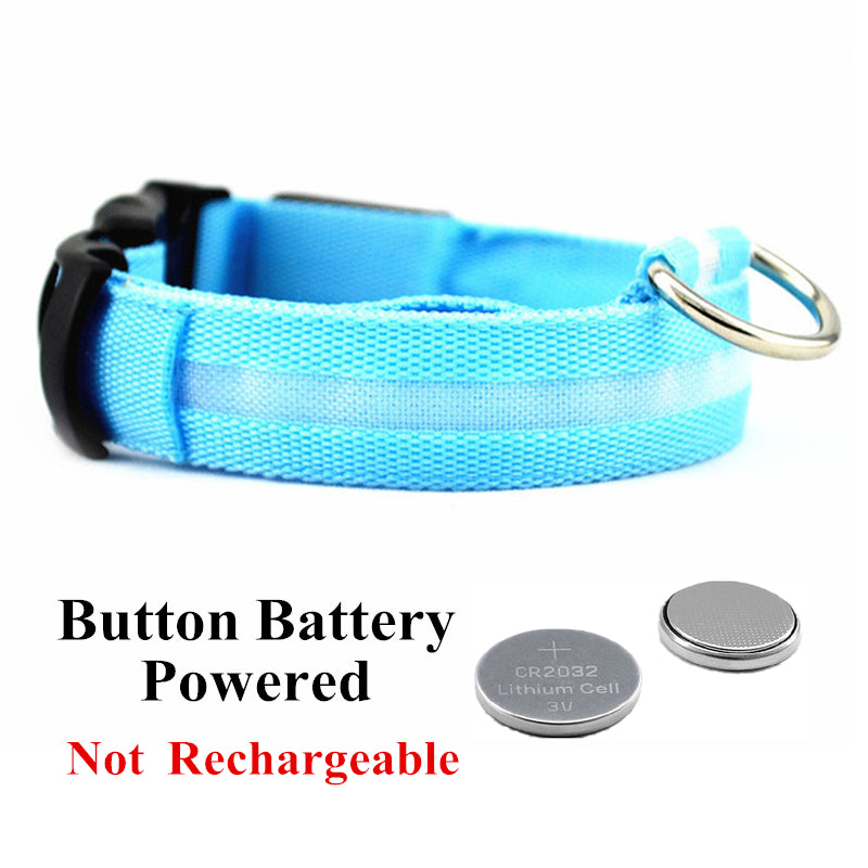 USB Rechargeable Glowing Pet Safety Collar