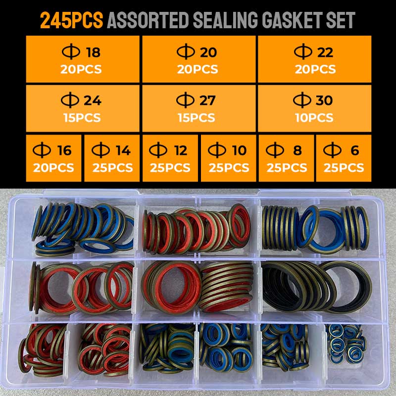 Assorted Sealing Gasket Set