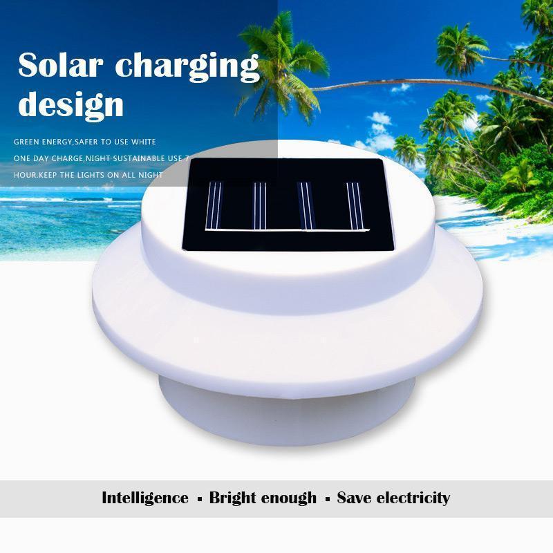 Solar-powered Gutter Lights