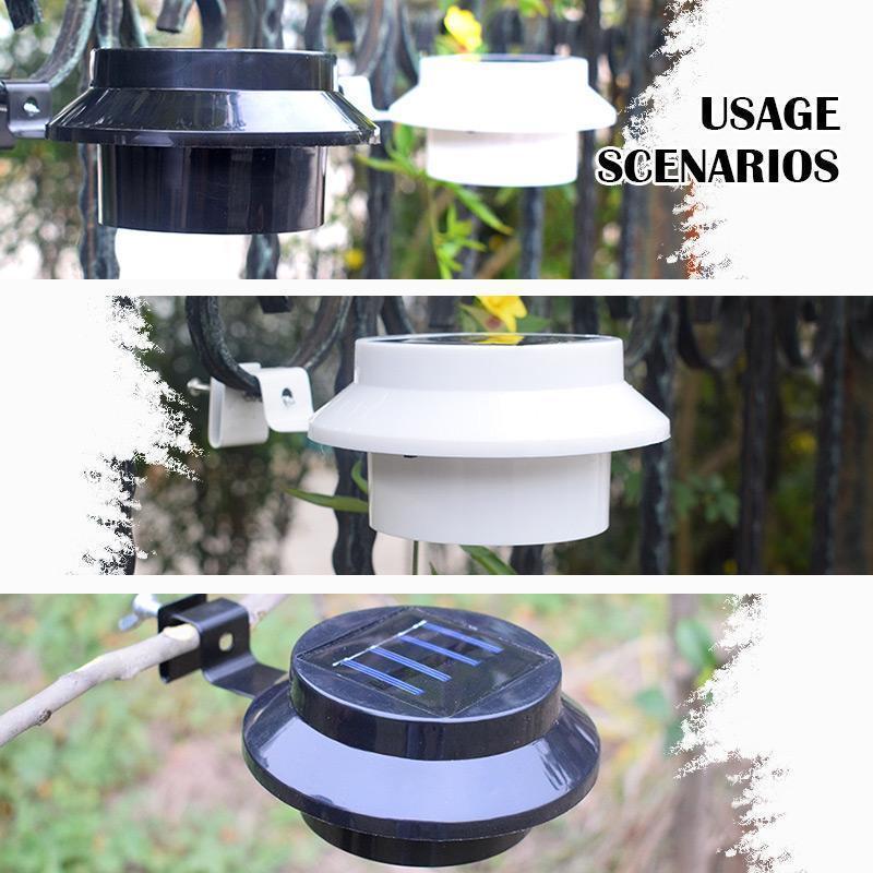 Solar-powered Gutter Lights