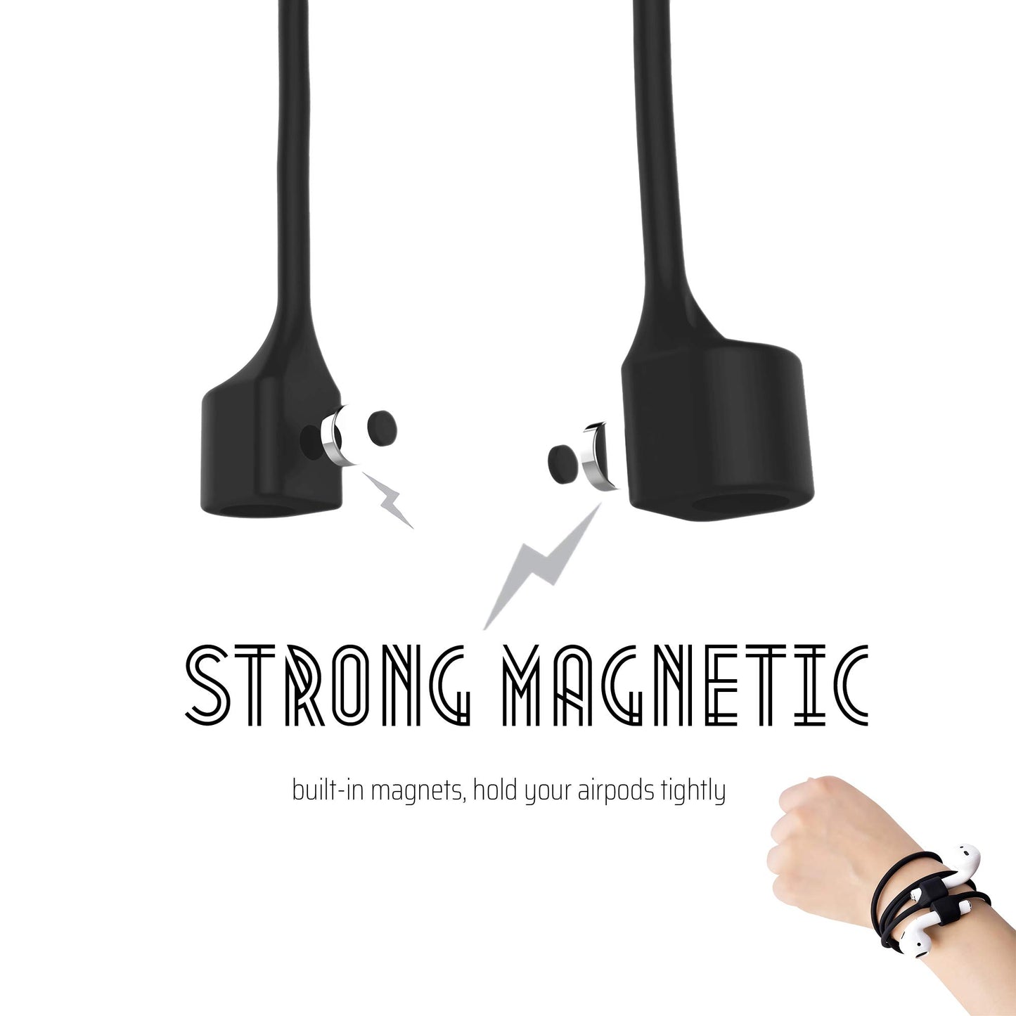 Anti-Lost Magnetic Airpods Neck Strap (Suitable for all Airpods)