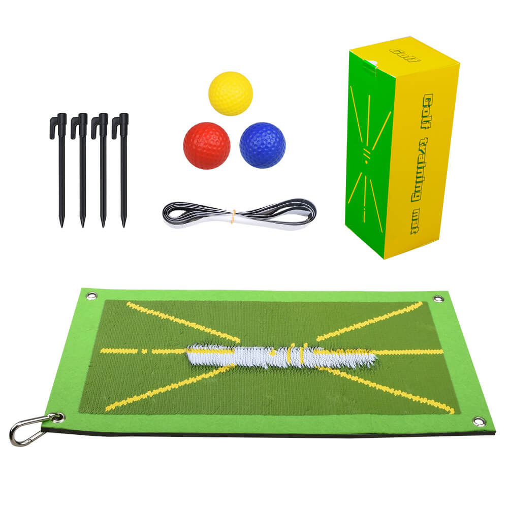 Golf Training Mat for Swing Detection Batting