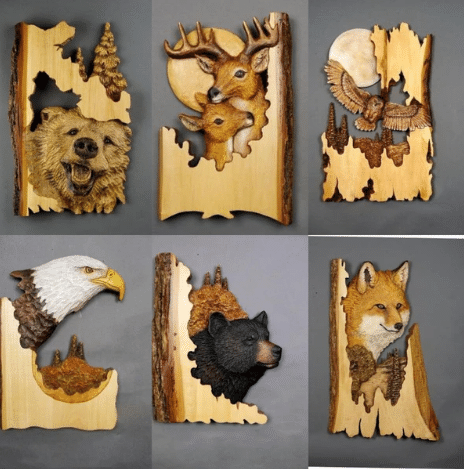 🐻Animal Carving Handcraft Wall Decor