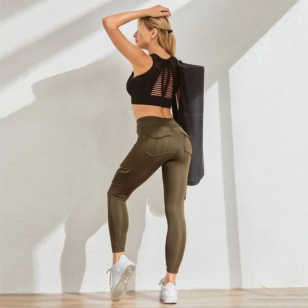 🔥Last Day-45% OFF🔥Women's Pocket Sexy Stretch Leggings Fitness Track