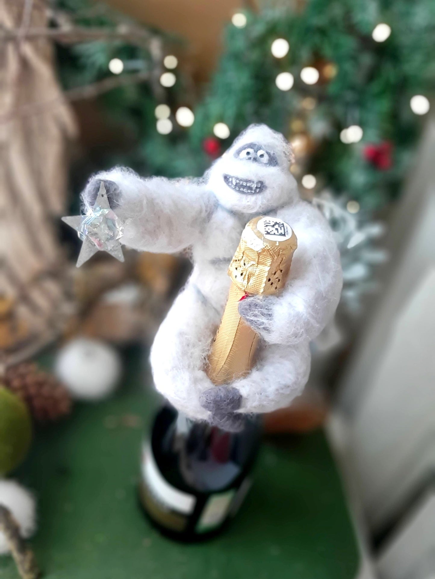 Christmas Tree Topper 🎄Abominable Snowman⛄