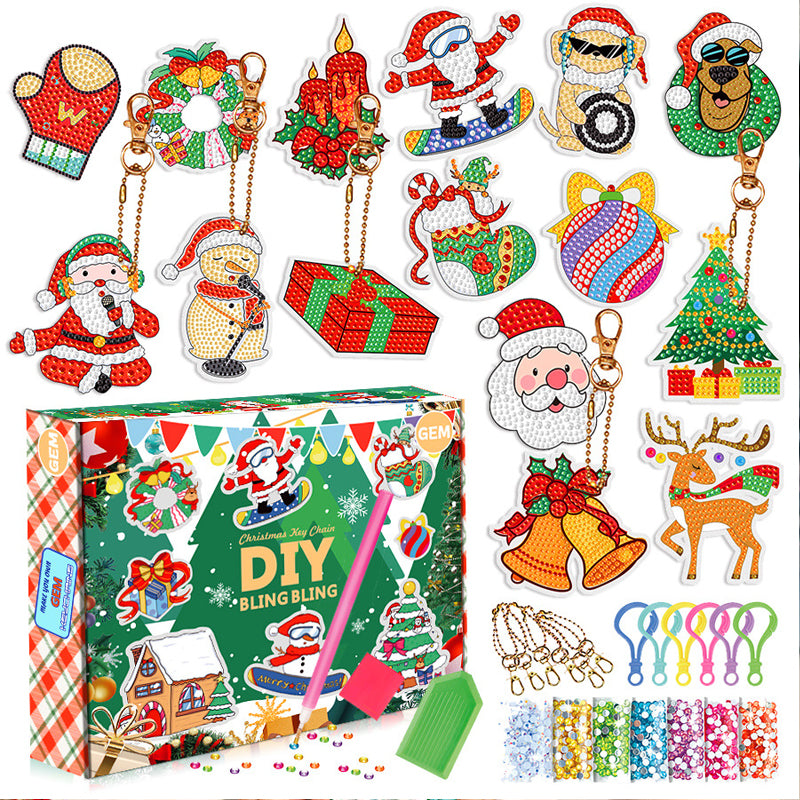 Design Christmas Diamond Painting Sticker Kit