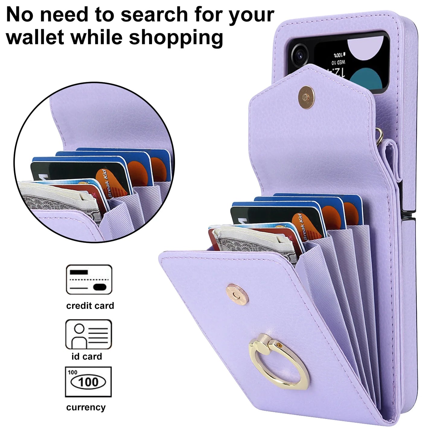 Foldable Crossbody Phone Case