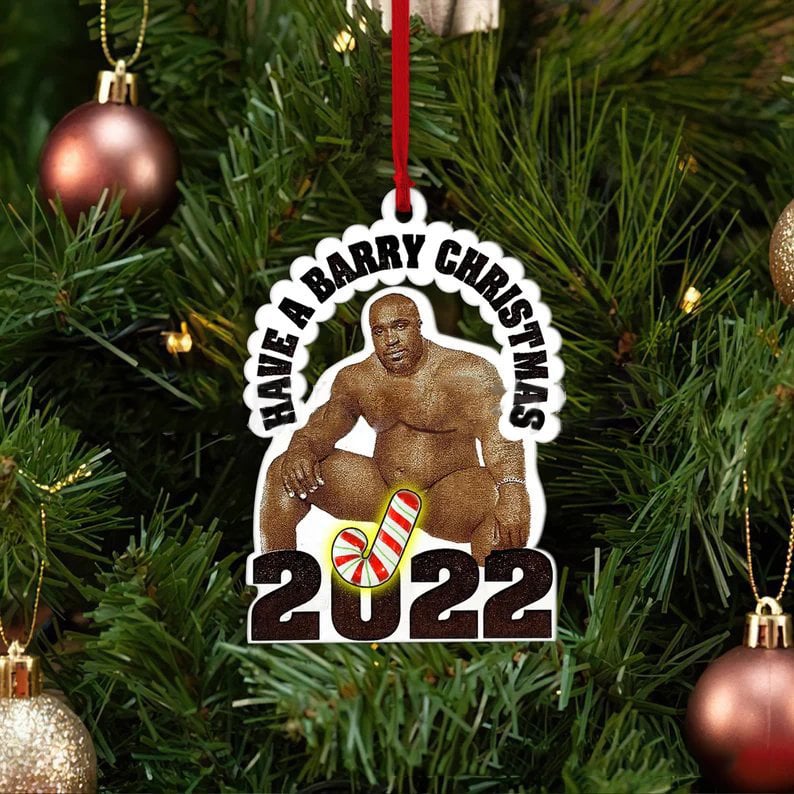 Barry Wood Meme Christmas Ornaments