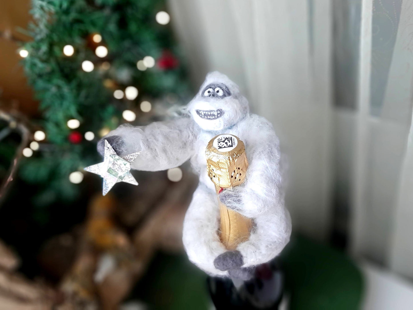 Christmas Tree Topper 🎄Abominable Snowman⛄