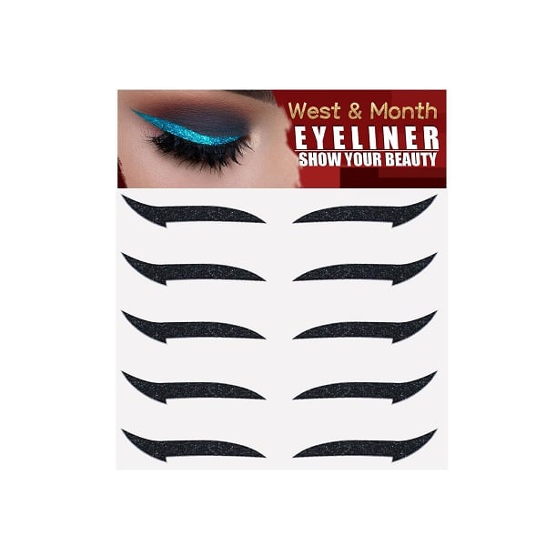 Glitter Eyeliner Sticker（5PCS)