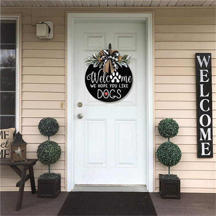 Wooden Welcome Sign