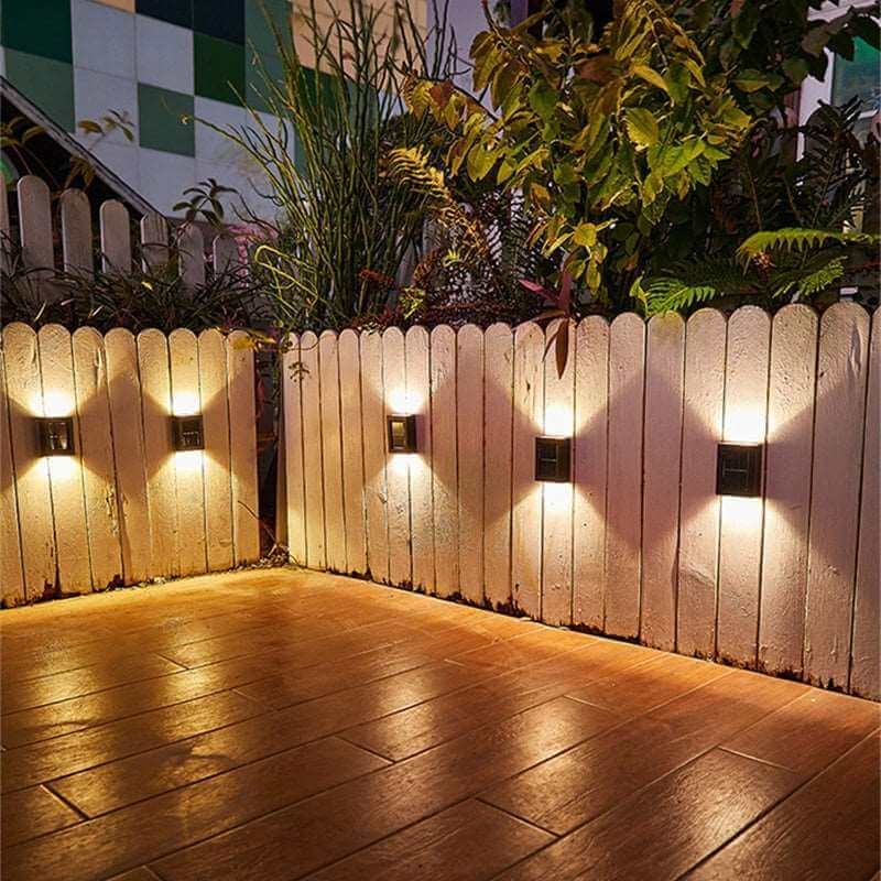 Waterproof Solar Powered Outdoor Patio Wall Decor Light