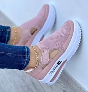 Women's Spring and Summer New Flat Casual Mesh Shoes