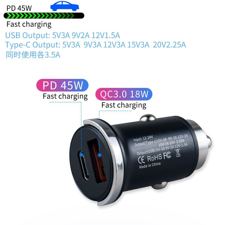 🔥Multi Compatible 100W Fast Charging Car Charger