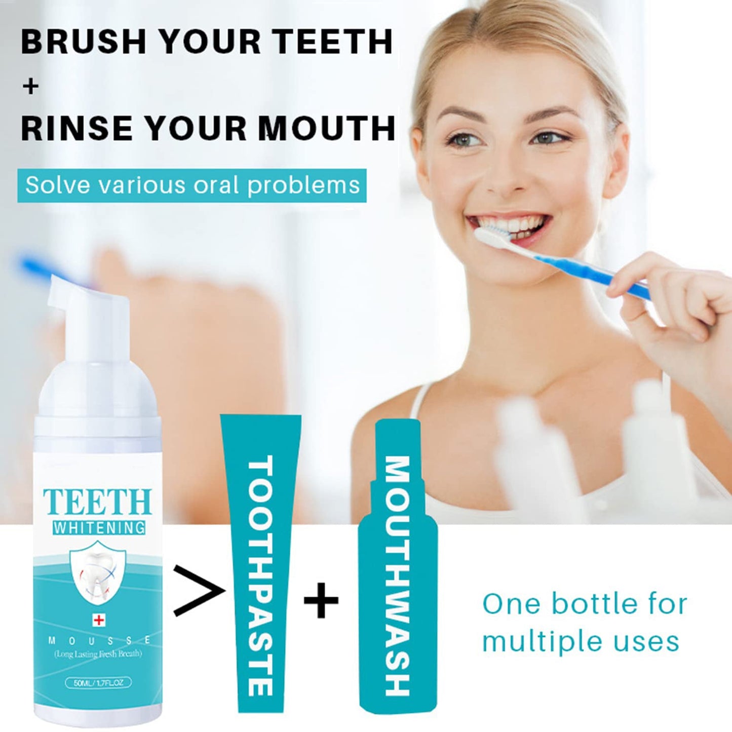 Whitening Toothpaste Foam Oral Care