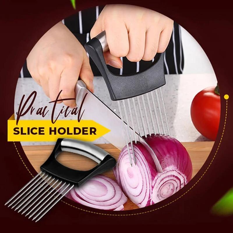 🔥BIG SALE - 49% OFF🔥 Stainless Steel Onion Slice Holder