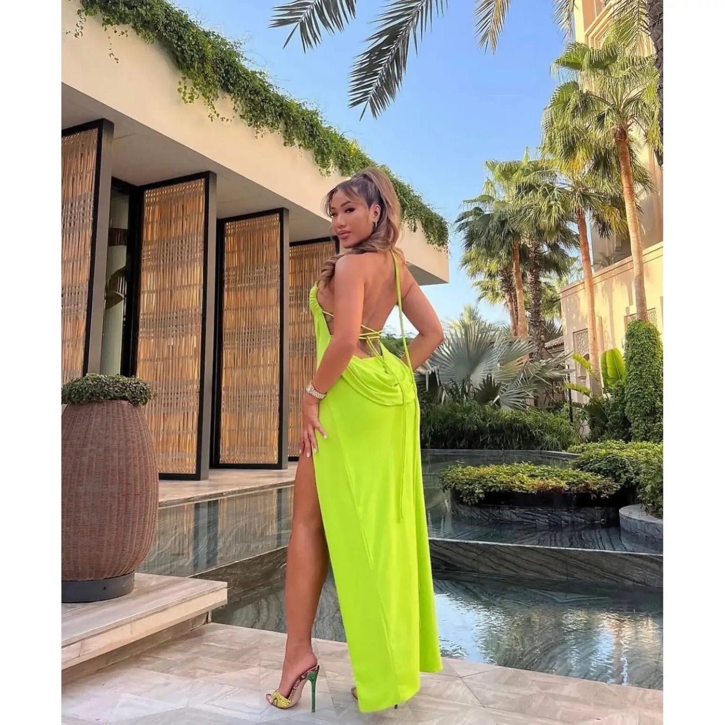 Backless Maxi Dress