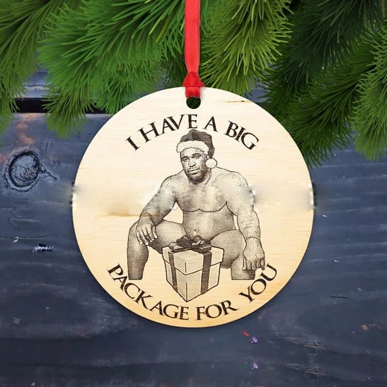 Barry Wood Meme Christmas Ornaments