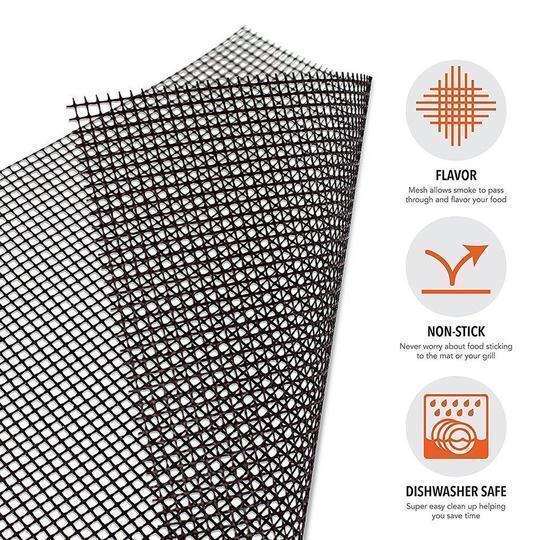 Non-stick BBQ Grill Mesh Mat - 50% OFF TODAY