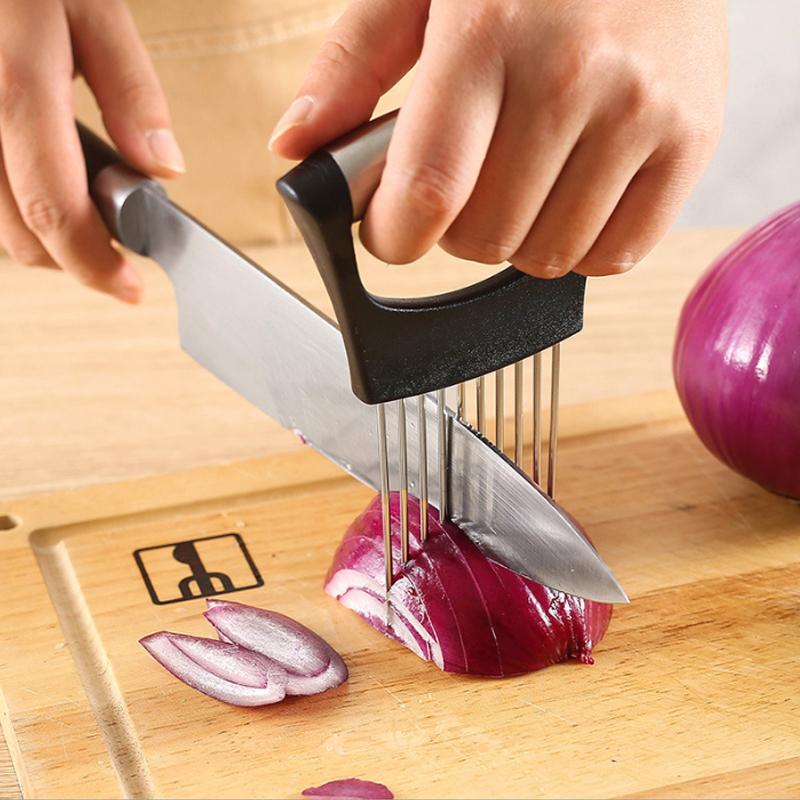 🔥BIG SALE - 49% OFF🔥 Stainless Steel Onion Slice Holder