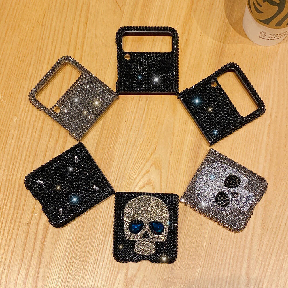 Luxury Sparkling Rhinestone Skull Phone Case