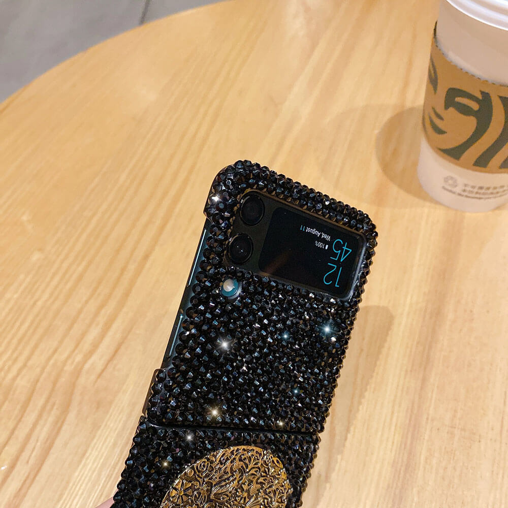 Luxury Sparkling Rhinestone Skull Phone Case