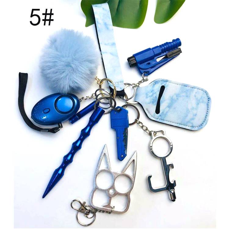 Sky Blue Keychain Kit-11 Pcs/kit