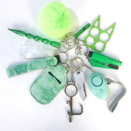 Green Halo Dyeing Keychain Kit-11 Pcs/kit