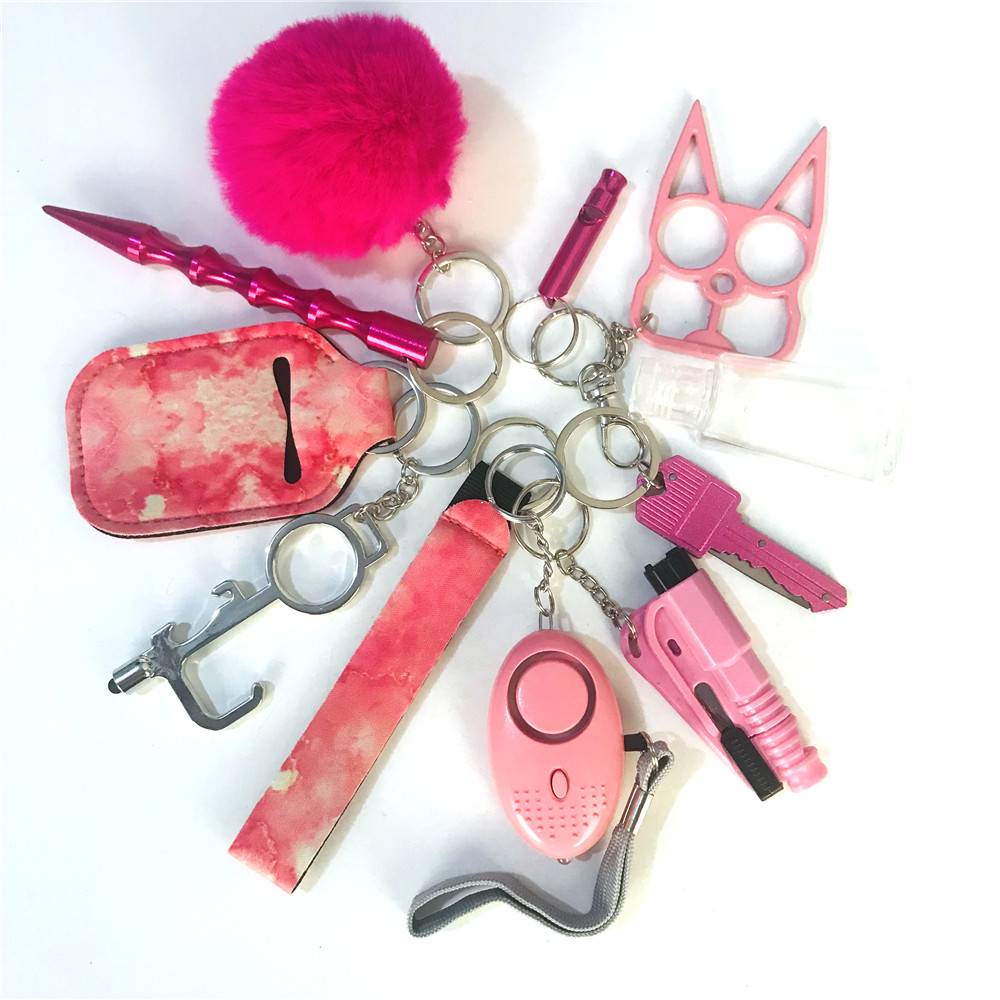 Pink Halo Dyeing Keychain Kit-11 Pcs/kit